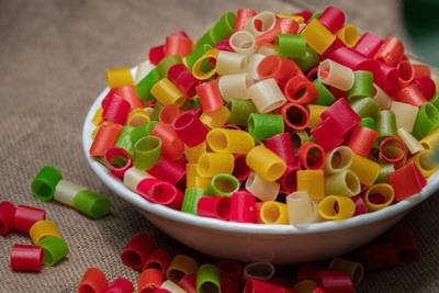Colourful Pipe Small Fryums