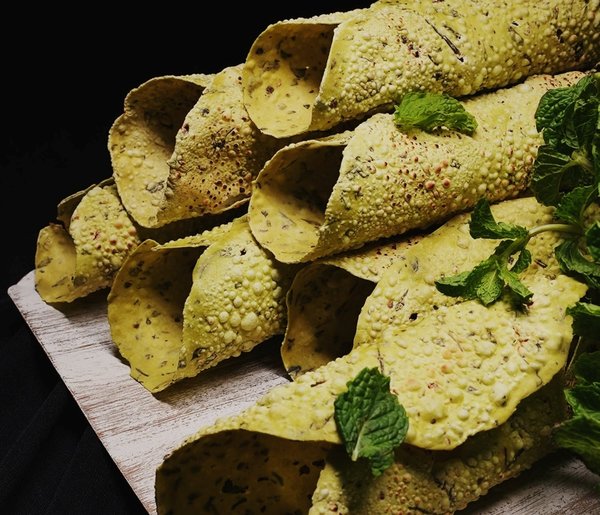 Pudina Papad